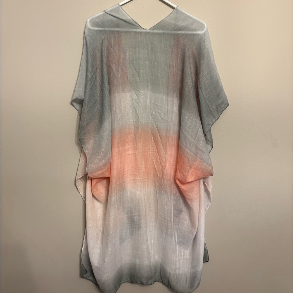 Gradient Lightweight Patterned Kimono - image 2